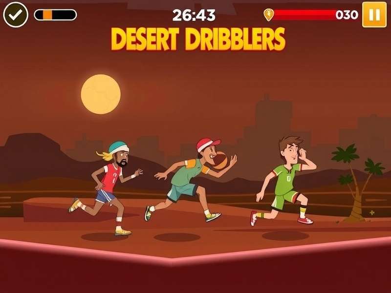 Desert Dribblers Game Screenshot